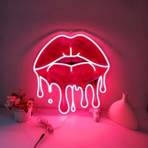 Neon Led Dudak Tasarım
